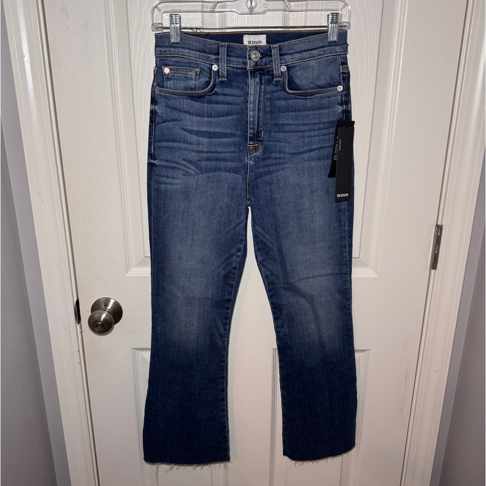 NWT Hudson High-Rise Holly Crop Flare Jeans